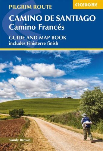 Cover of Camino de Santiago: Camino Francés by Sandy Brown (Cicerone Press)